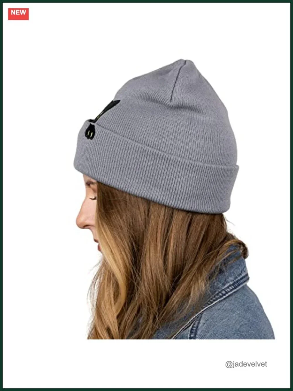 Women's Cotton Cat Ear Beanie Winter Hat Gift for Cat Lovers